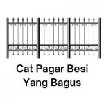 cat pagar besi