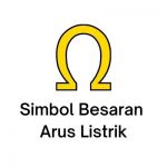 simbol besaran arus listrik