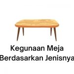 kegunaan meja