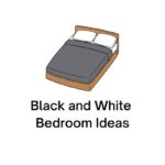 black and white bedrooms